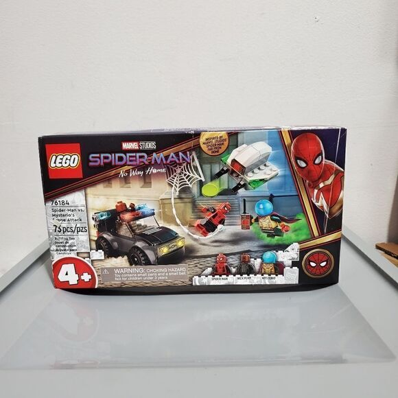 Marvel Studios Legos  No Way Home, Spider-Man Vs Mysterio's Drone Attack 76184 - Picture 1 of 8